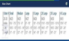 Advanced Ortho Unisex Body Care Knee High 20-30mmHg (Black) XXXX-Large