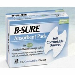 Incontinence Liner One Size Fits Most Box Of 24 By Birchwood Laboratories