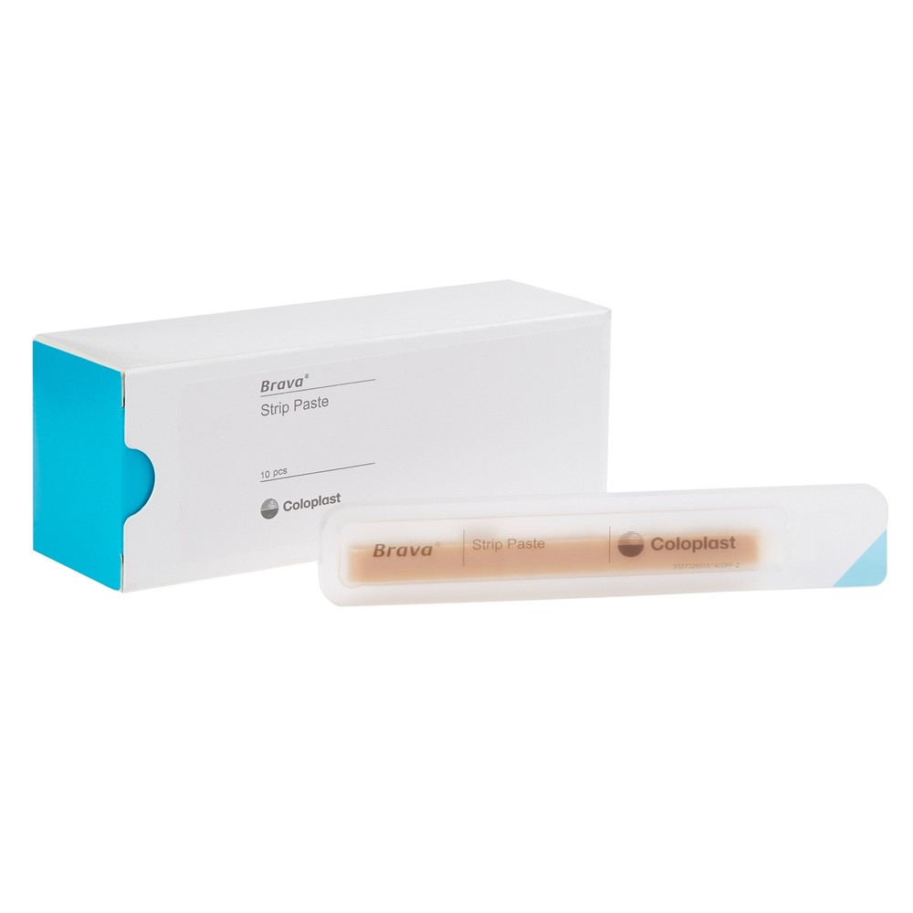 Brava Ostomy Barrier Strip Paste 2 oz. Moldable Strip Paste 26555 10 Ct
