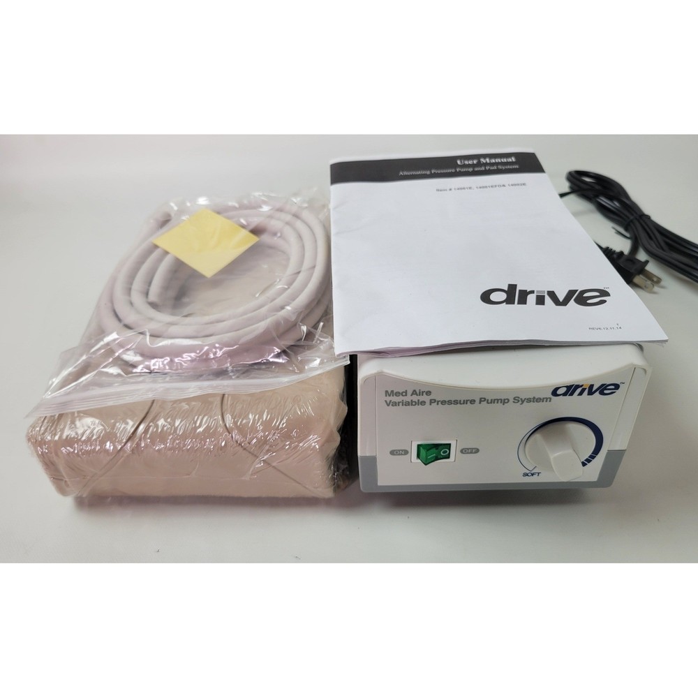 Drive Medical Med Aire Variable Pressure Pump and Pad System 14001E 14005E Beige