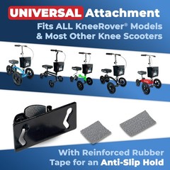 KneeRover Deluxe Knee Scooter Basket Accessory 1 Count (Pack of 1), Black