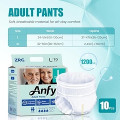 Deodorizing Adult Diapers with Tabs,Medical Elderly Incontinence Underwear,Dispo