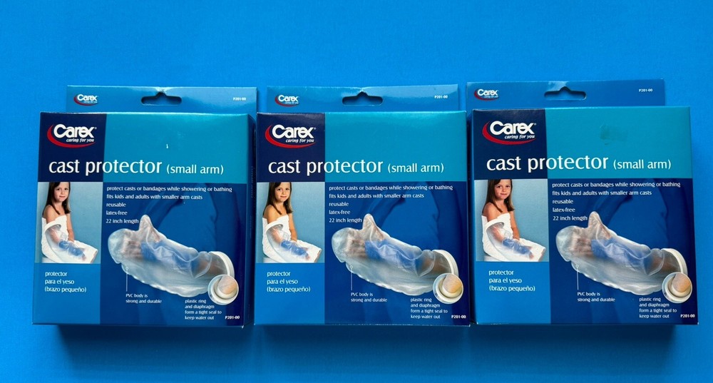 3 Carex, Cast Protector, Small Arm Kids And Adults, 22 Inches NEW