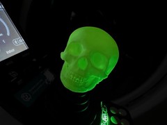 Power Wheelchair Powerchair Replacement Glow in the Dark Skull Joystick Knob