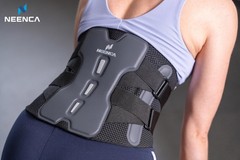 Adjustable Back Brace for Lower Back Pain Relief, Lumbar Support Belt, Soft Mesh