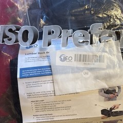 ISO Preferred VI lumbar/back brace ISO-BA205
