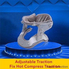 Heating Cervical Traction Device Inflatable 3 Heat & 5 Traction Levels Neck