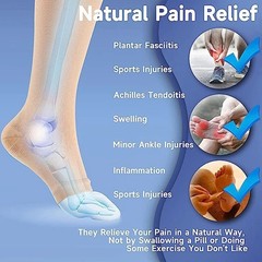 Zipper Pressure Compression Socks Pain Relief Calf Leg Foot Support Stocking US