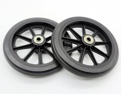 Rollator walker replacement wheel,6 inch Caster Wheel,front 6 inches, Black