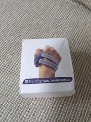 Nvorliy CMC Joint Thumb Arthritis Brace, CMC Thumb Support Brace – Left & Small