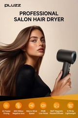 Pluzz Professional Hair Dryer Diffuser For Curly Hair 400M Negative Ionic Blow