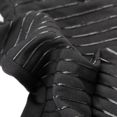 1 Pairs Copper Arthritis Compression Gloves Hand Support Joint Pain Relief Black