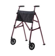 Stander EZ Fold-N-Go Walker Regal Rose 4300RR Lightweight Pink 8 Pounds New