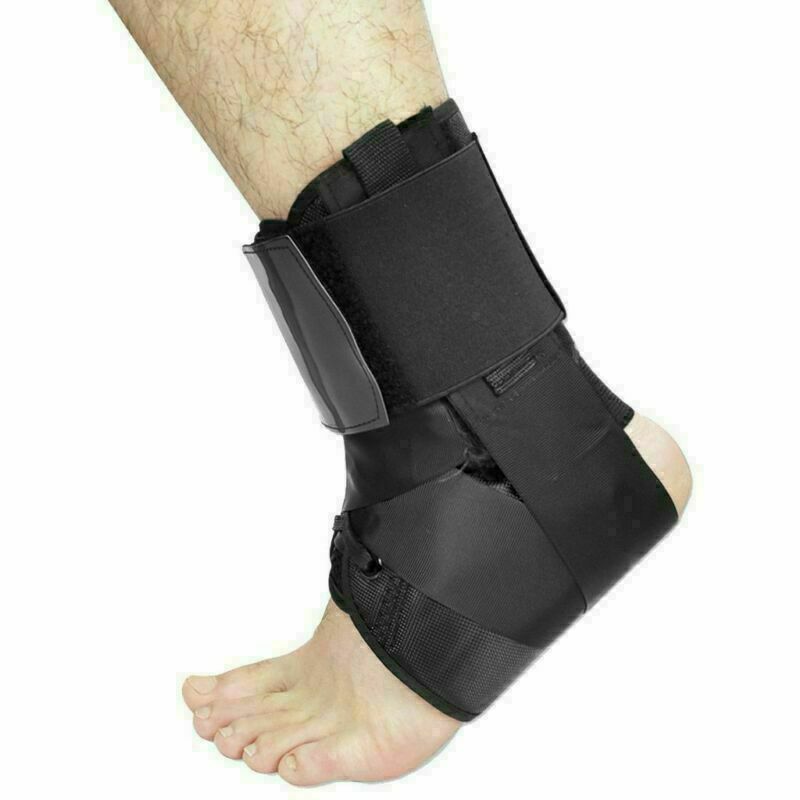 2 TYPES Ankle Brace Support Compression Stabilizer Pain Relief Foot Lace Up Wrap