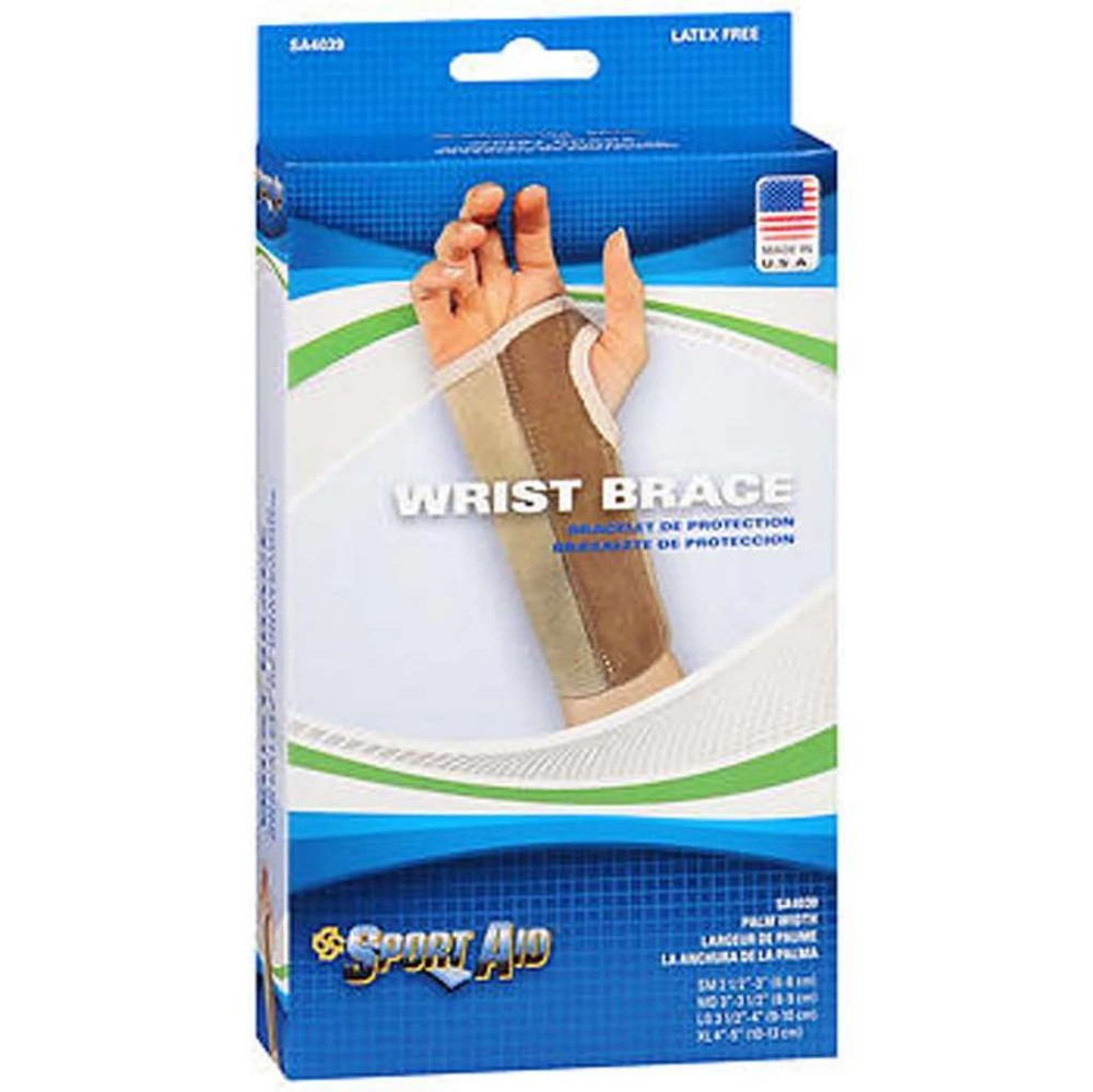 SportAid Medium Left Palm Stay Wrist Brace
