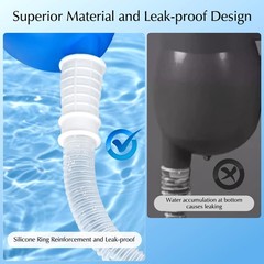 Portable Urinals for Men Spill Proof, OOCOME Upgrade Male Urinal Bottle Blue