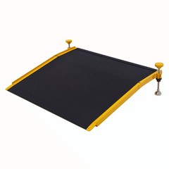 26″ L Silver Spring Aluminum Adjustable Solid Threshold Ramp
