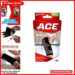 Reversible Wrist Brace Breathable One Size Moderate Support Sore Weak