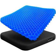 Ergonomic Gel Seat Cushion Honeycomb Design Breathable Non-Slip Support Office