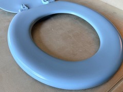 Vintage TUFFY Blue Enamel Toilet Seat XM20 / M100 Made In USA – Brand New in Box
