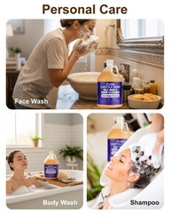 Flowhyet 1 Gallon Lavender Liquid Castile Hand Soap Refill Pure Natural Organic