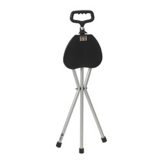 Cane Seat Adjustable w/Nylon Handle Bronze Folding