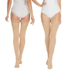 Thigh High Compression Stockings 30-40 mmHg Medical Surgical Socks Varicose Vein