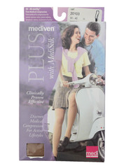 Mediven 20102 PLUS Calf High Open Toe 30-40mmHg Compression Socks – Beige – II