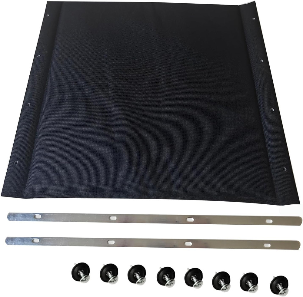 20-Inch Wheelchair Replacement Seat, Replacement Parts with Hardware, Nylon Seat