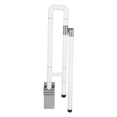 Foldable Drop Down Toilet Grab Bar Handicap Seat Support Rail Non-slip Bathroom