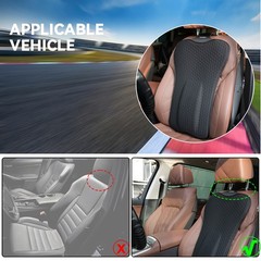 Gel Lower Back Support Pillow Universal Lumbar Cushion for Car Office Home Chair
