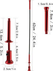 Claw Grabber Pickup Tool，24.4 in Claw Grabber Tool with LED Light Grabbing Tool