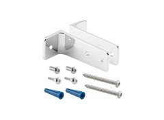 FHC Two Piece Wall Brackets – 3-1/2″ Zinc Alloy Chrome Plated Finish