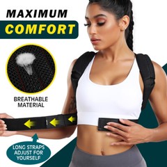 Posture Corrector Back Support Shoulder Brace Clavicle Belt Adjustable Men Women