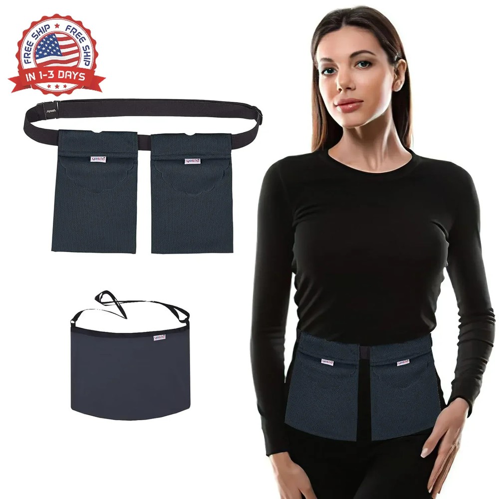 Mastectomy Drainage & Shower Pouch, Dark Gray | Post Mastectomy Support