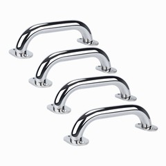 4Pcs Marine 316 Stainless Steel Boat Handrail 9″ Round Grab Handle Polished