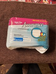 Assurance Women’s/Men’s Underwear Adult Diapers Super Plus Size Large 16 Count