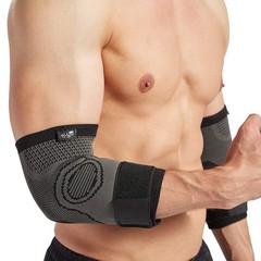 Moisture-Wicking Elbow Compression Sleeves for Ultimate Pain Relief – 2 Pack