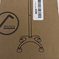 Adjustable Quad Cane 300 lb – 4 Prong Base for Stability, Walking Cane