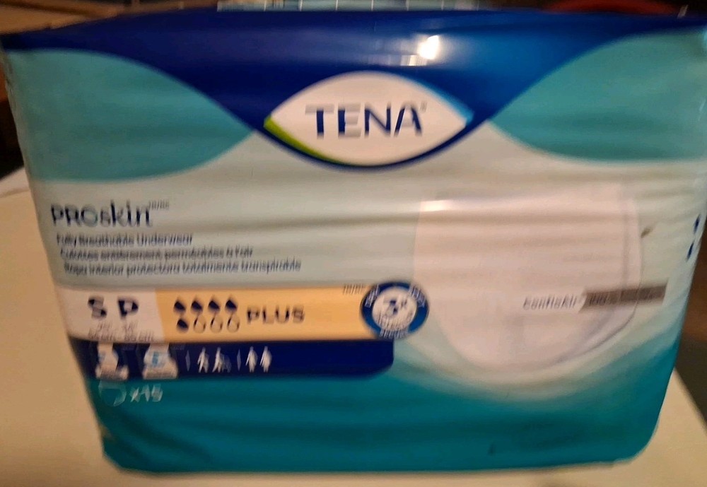 TENA Disposable Underwear Small 15 Count (4 Packs- 60)