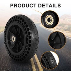 8″x 1.8″ Electric Wheelchair Front Casters 8 Inch Honeycomb Solid Tire Wheel …