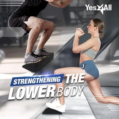 450LBS Anti-Slip Rubber Ankle Calf Stretcher for Enhanced Mobility & Flexibility