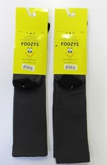 2 Pairs Dark Gray Foozys Unisex Compression Knee Socks Women 5-12 & Men 5-13