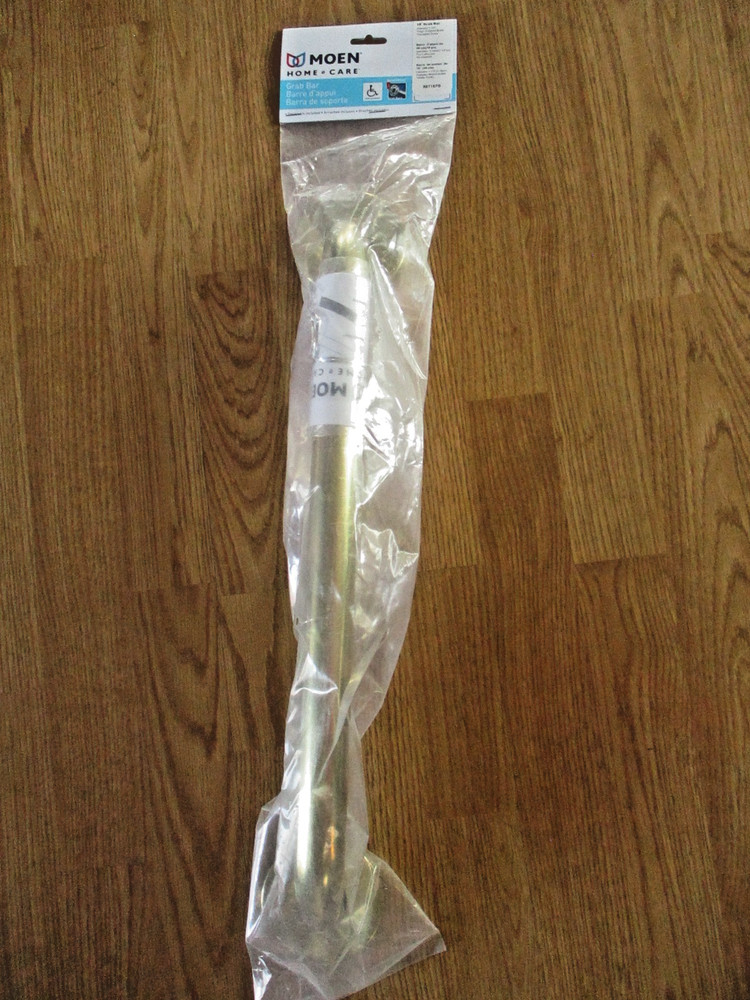 Moen Home Care R8718PB 18 In Bathroom Safety Grab Bar Polished Brass