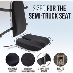 Doctor-Designed Semi-Truck Seat Cushion for Truck Driver – The Ultimate Comfort