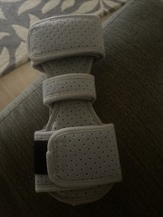 Foot Drop Orthosis, Drop Foot Brace Comfortable for Heel Care (Grey)
