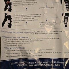 Vertaloc Max OA Knee Brace Support RIGHT Size SMALL Black BRAND NEW