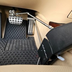 A permanent,safe install car hand control. Disabled/Handicapped – SCI, H quality