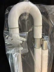 29.5 Inch Toilet Grab Bar – Foldable Toilet Safety Rails, Flip-Up, White