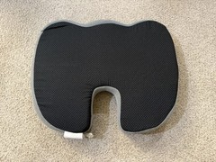 Comfilife CL-101A Coccyx Orthopedic Memory Foam Cushion Seat – Gray